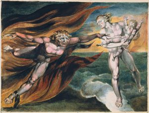 The Good and Evil Angels Painting
